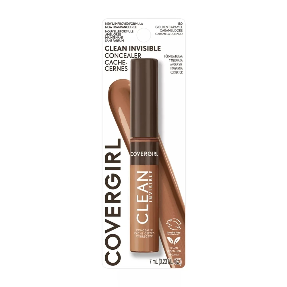 7 x Covergirl Clean Invisible Concealer - 180, Golden Caramel